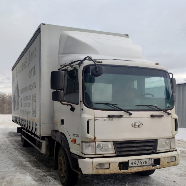 Обтекатель на Hyundai HD 120 высота фургона 2,3 м 19-р в Нижнем Новгороде