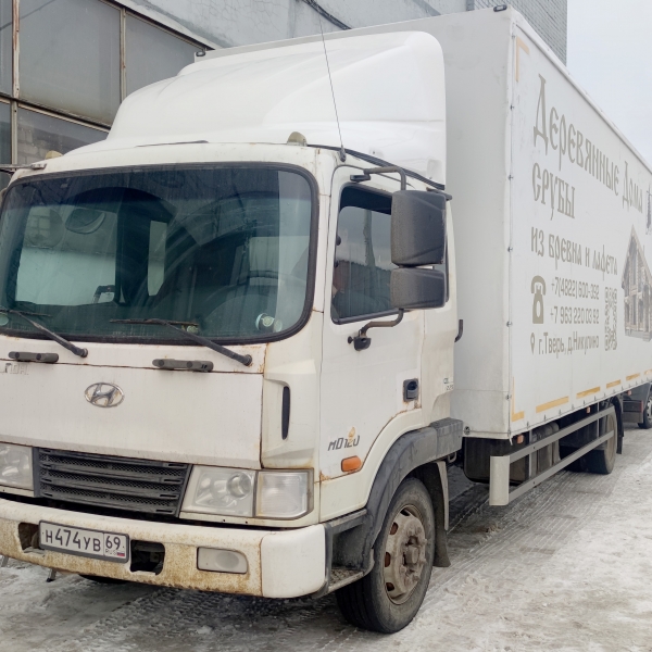 Обтекатель на Hyundai HD 120 высота фургона 2,3 м 19-р в Нижнем Новгороде